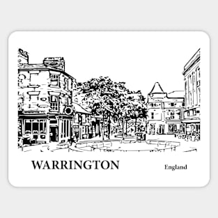 Warrington England Sticker